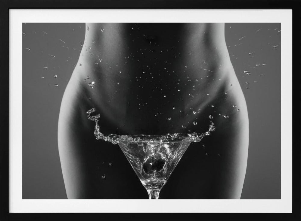 Hier is uw drankje, meneer... | Poster