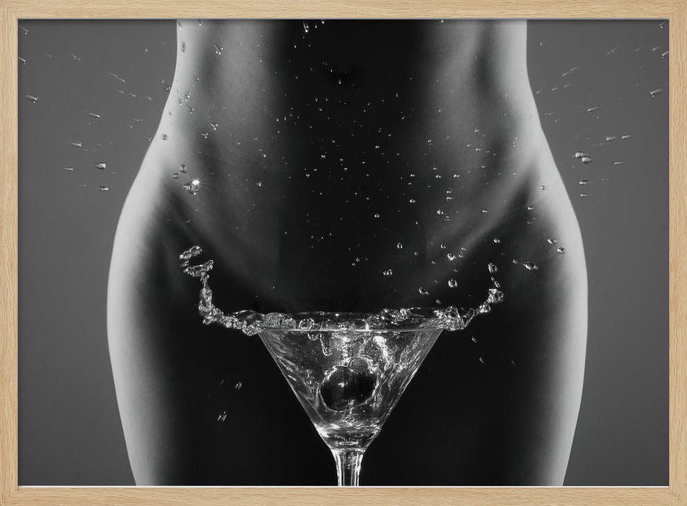 Hier is uw drankje, meneer... | Poster