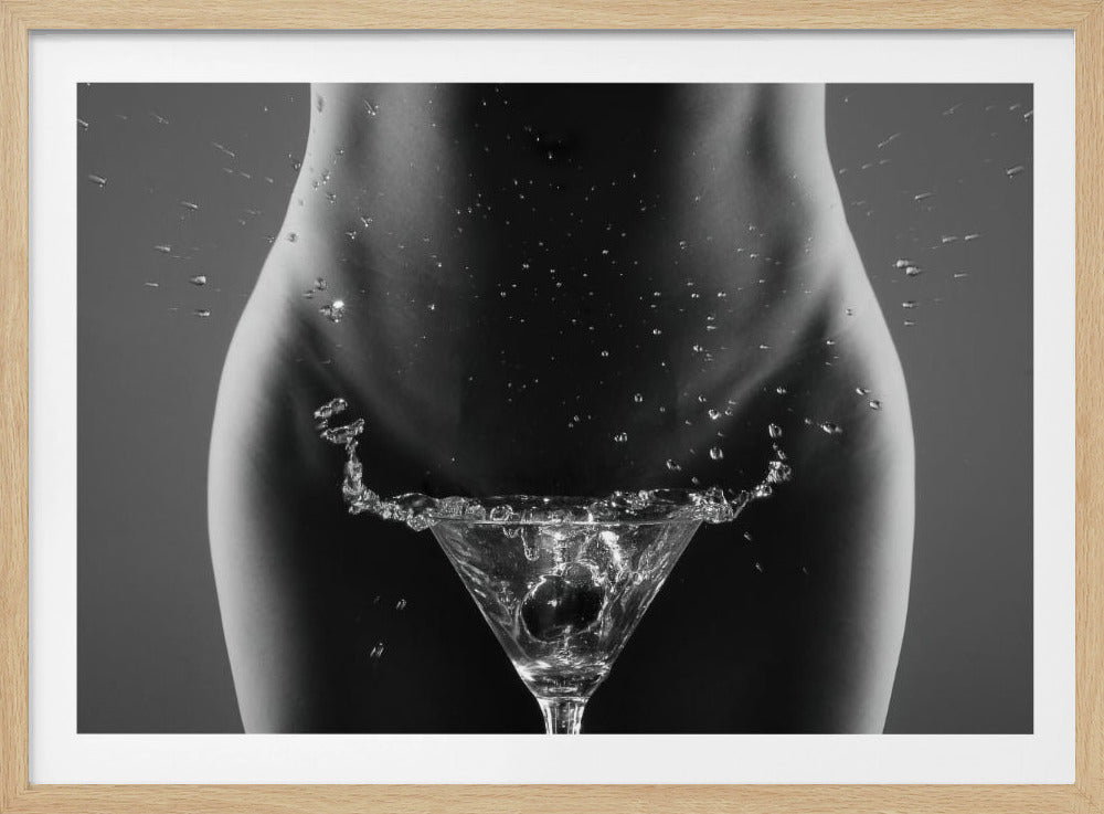 Hier is uw drankje, meneer... | Poster