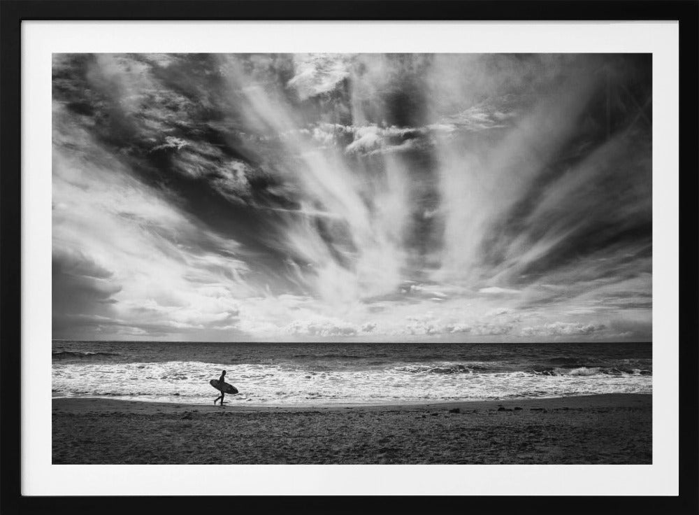 De eenzaamheid van een surfer | Poster