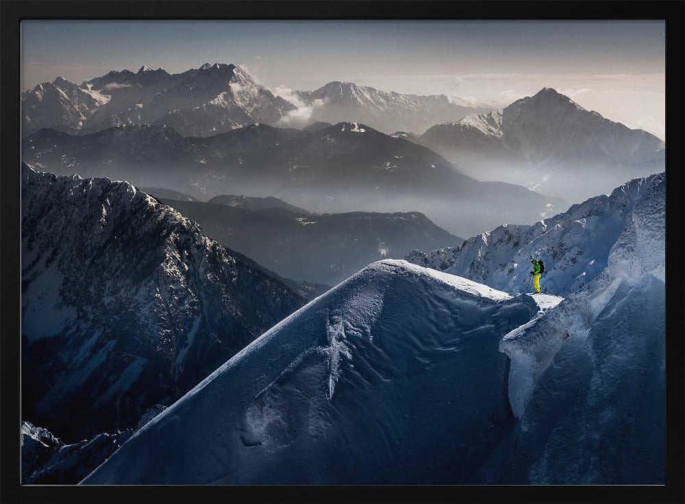 Stille momenten voor de afdaling | Poster
