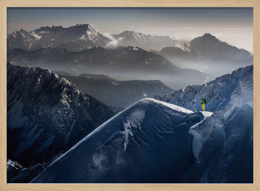 Stille momenten voor de afdaling | Poster