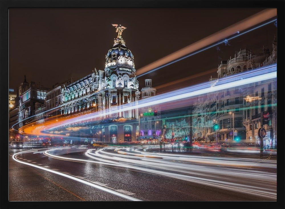 Verkeer in Madrid | Poster