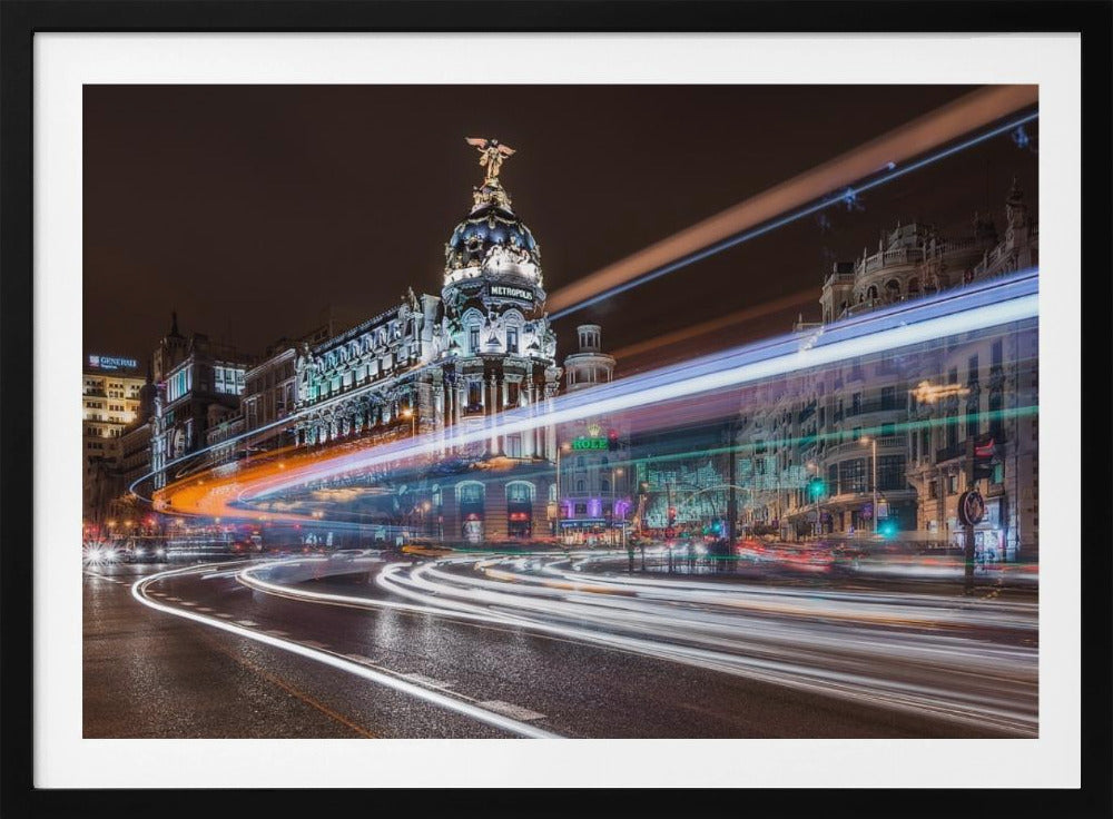 Verkeer in Madrid | Poster