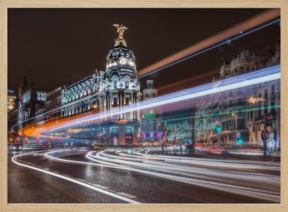 Verkeer in Madrid | Poster