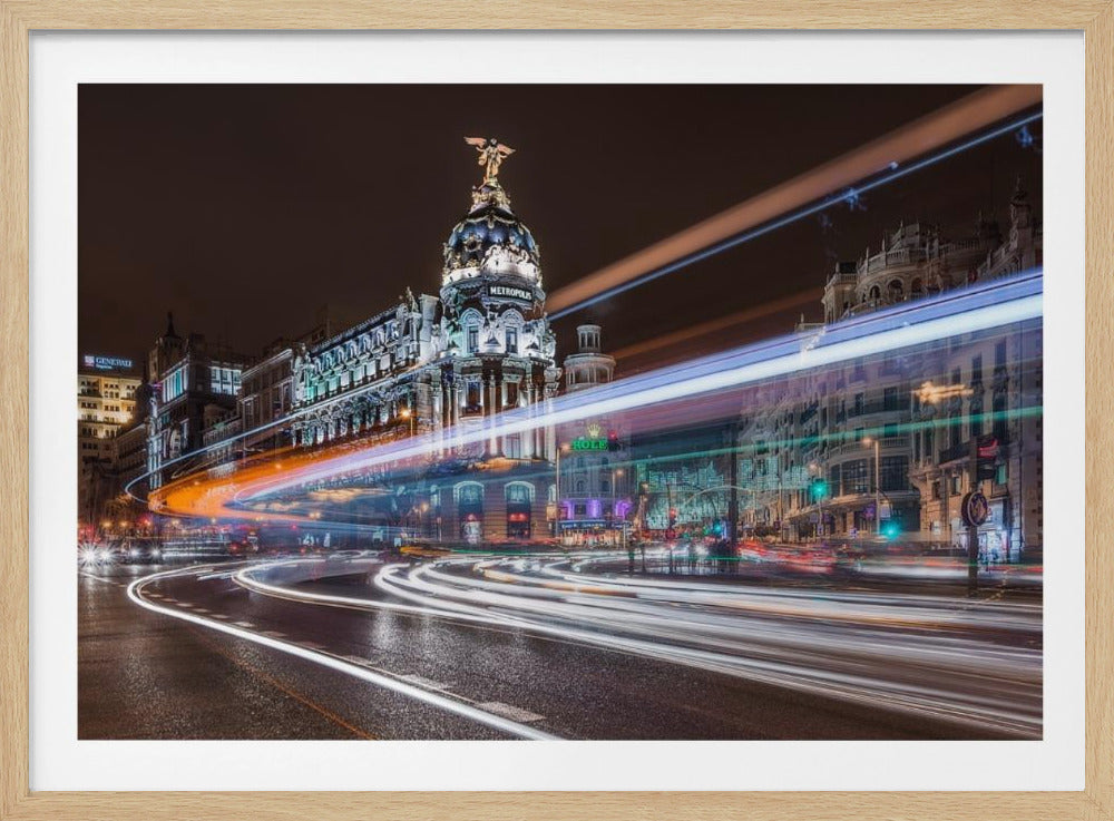 Verkeer in Madrid | Poster