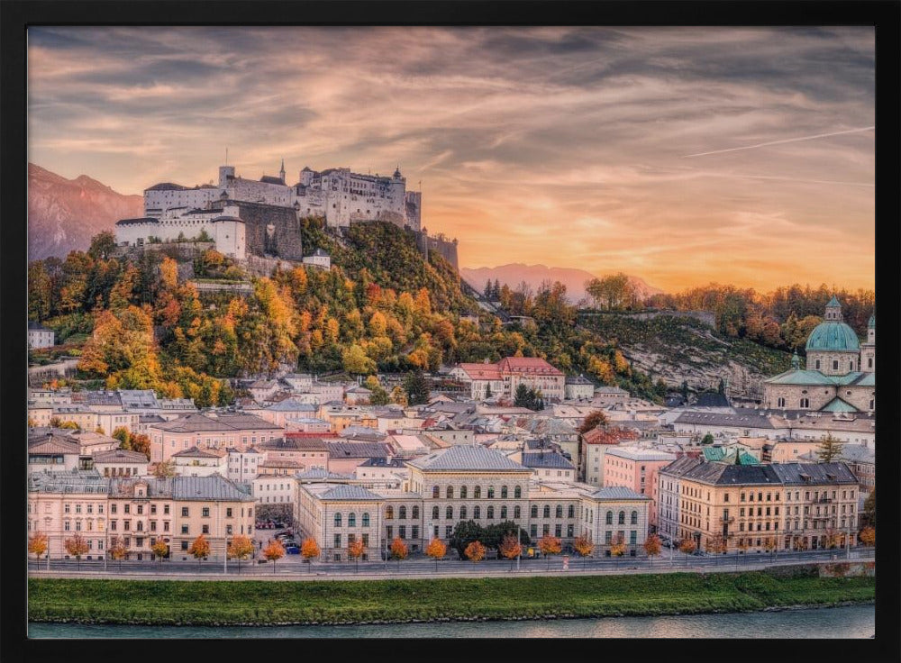 Salzburg in herfstkleuren | Poster