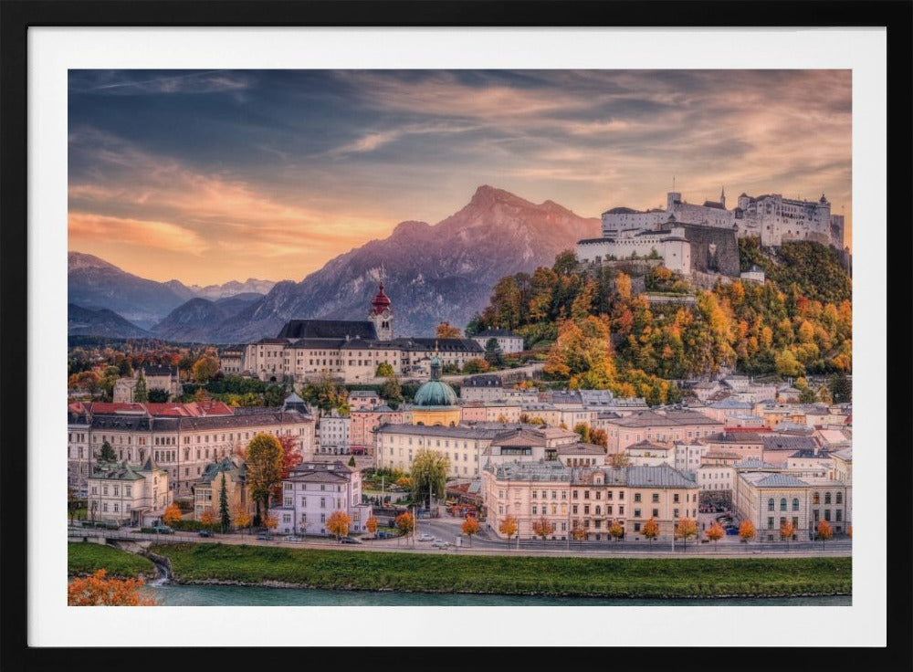 Salzburg in herfstkleuren | Poster