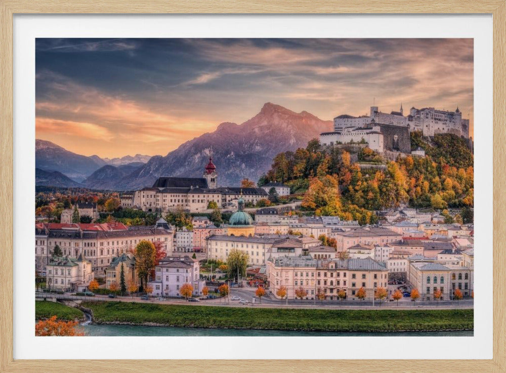 Salzburg in herfstkleuren | Poster