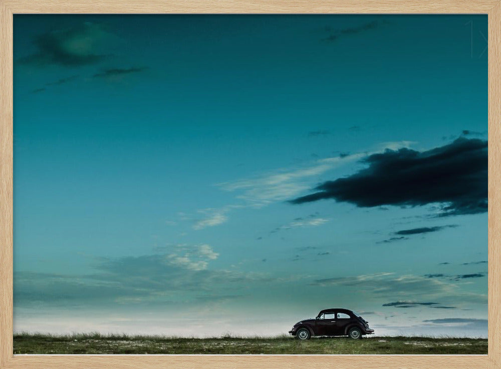 De Rode VW Kever | Poster