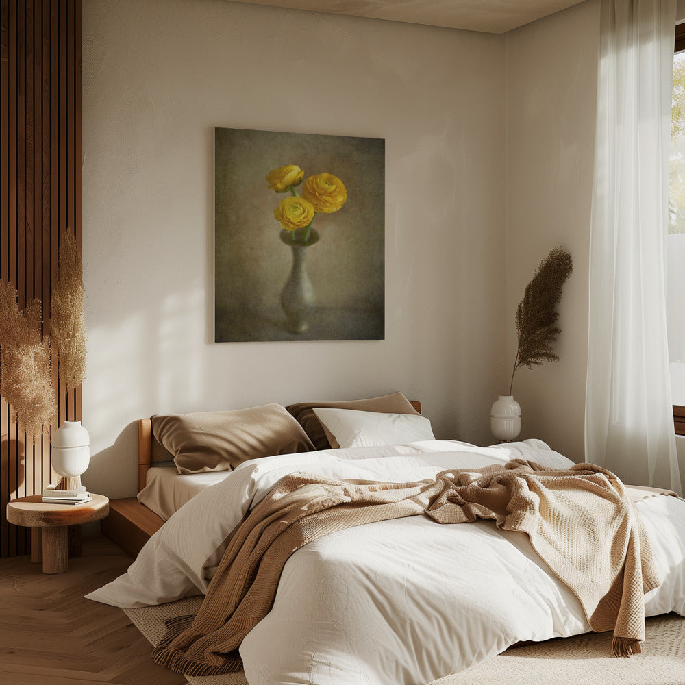 Gele boterbloemen | Canvas