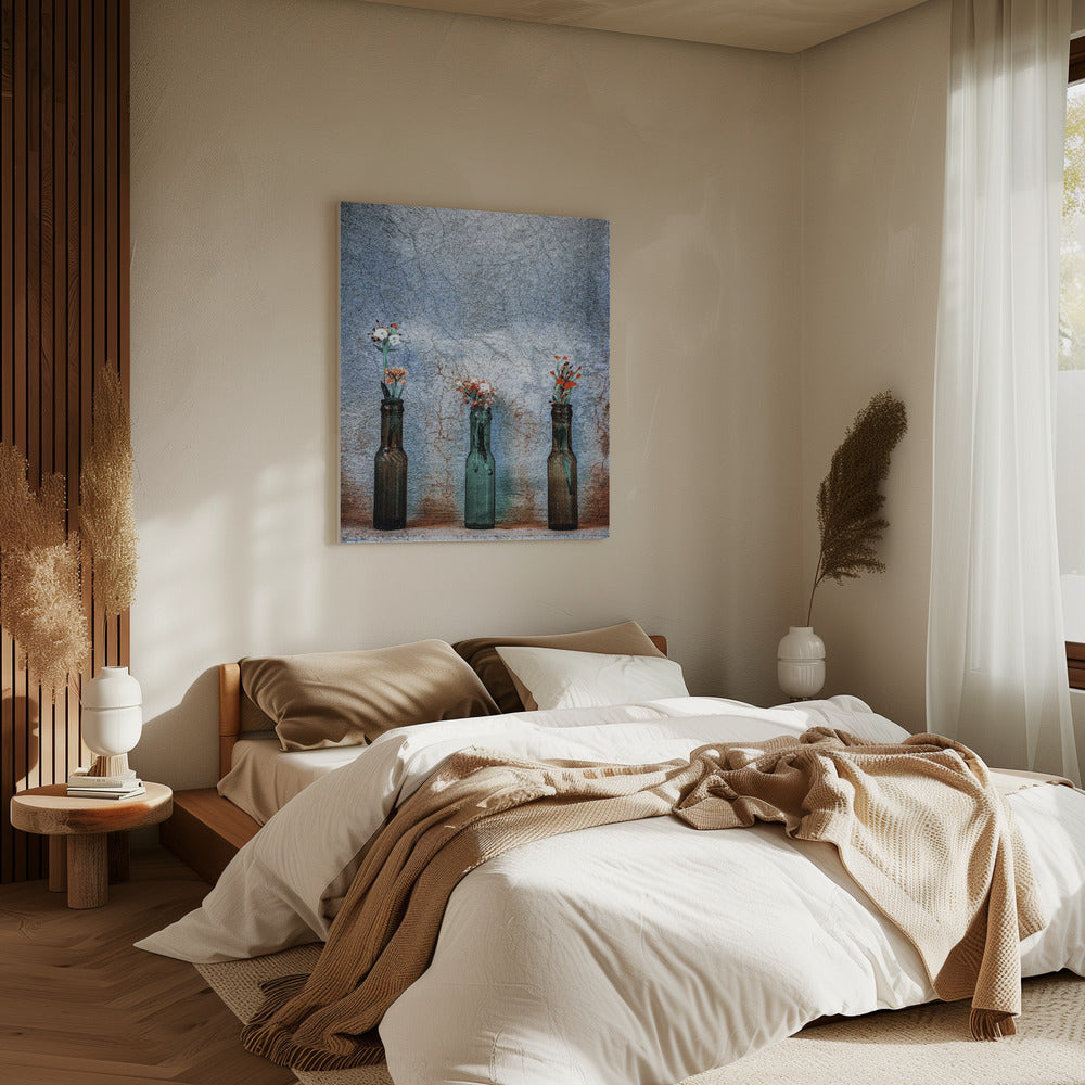 Schattige kleine bloemen | Canvas