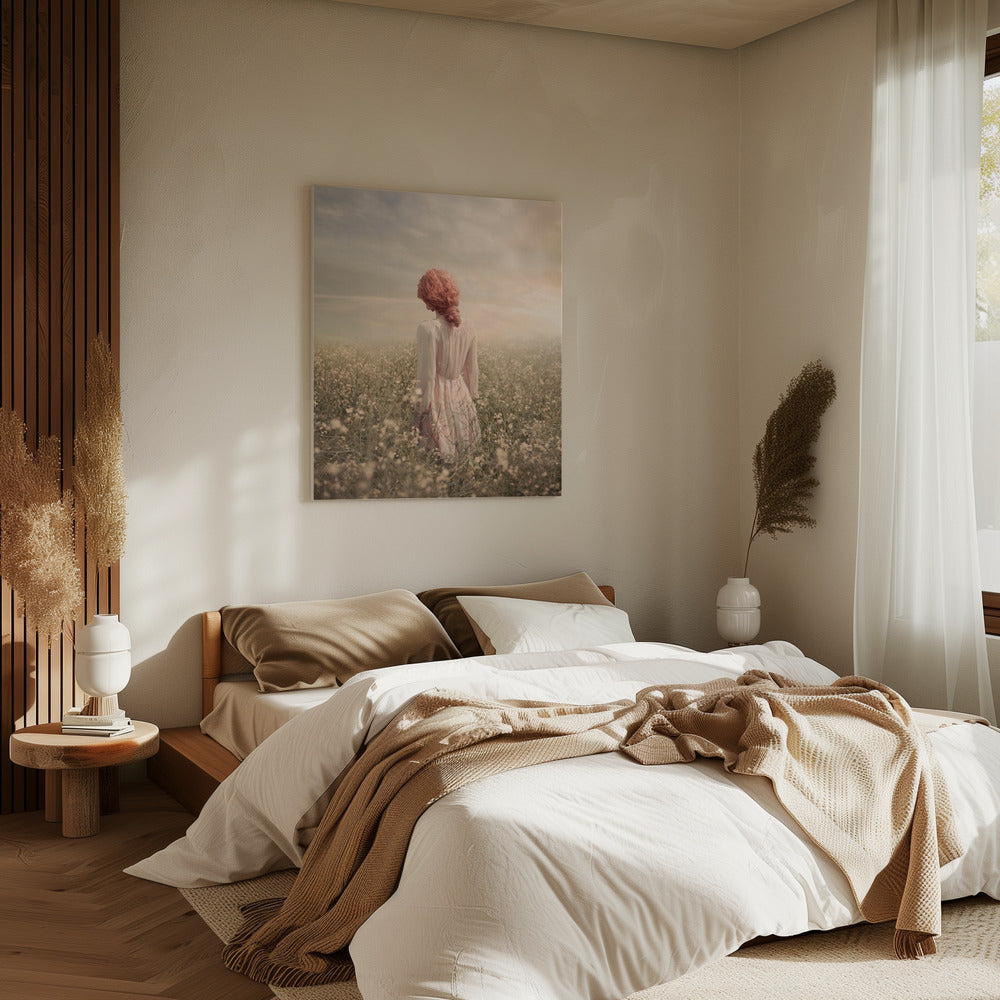 Veld in pastel | Canvas
