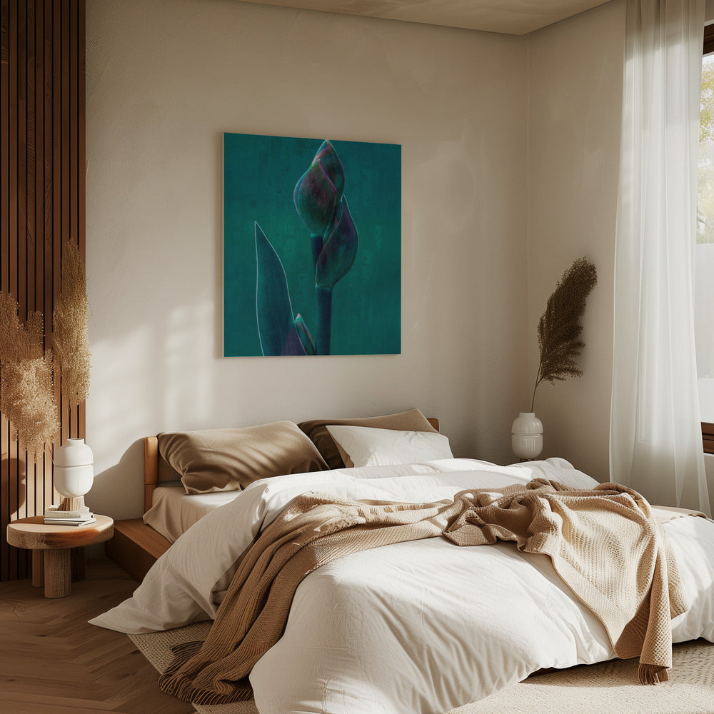 Blauwe charade. | Canvas