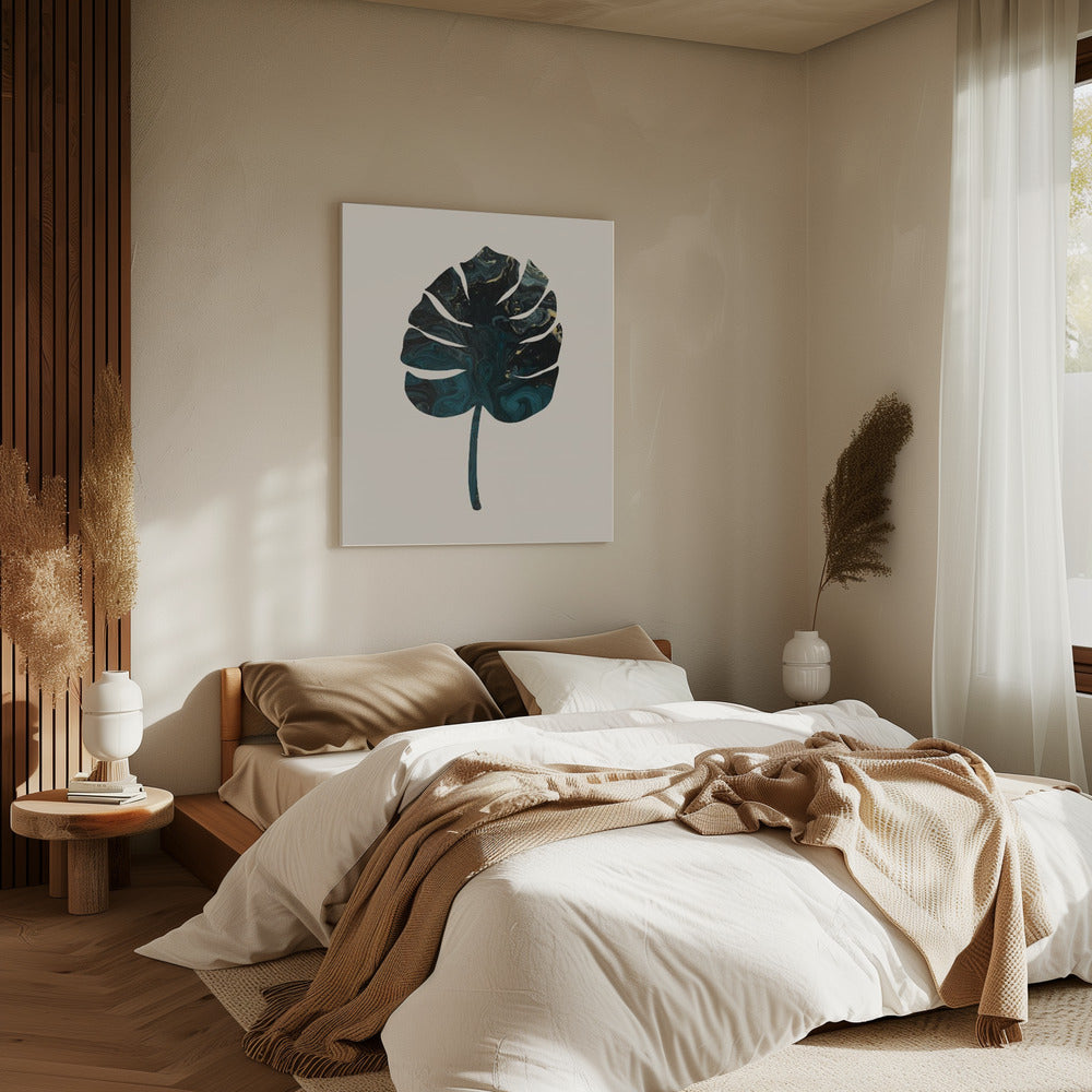 Monstera Marmergroen | Canvas