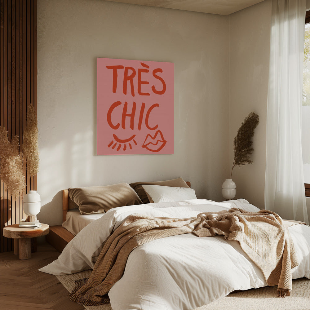 Zeer chique roze | Canvas