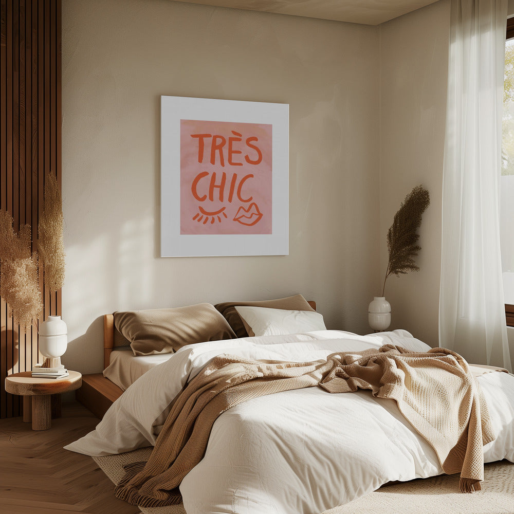 Très Chic Roze Frame | Canvas