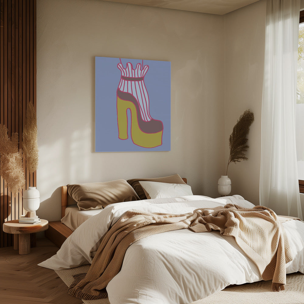 Yellow Heel 01 | Canvas