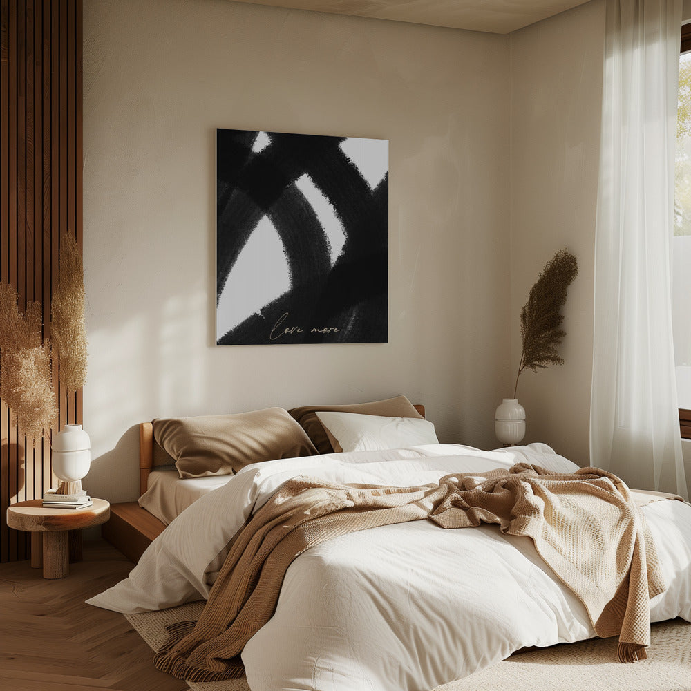Het abstracte pad van de liefde | Canvas