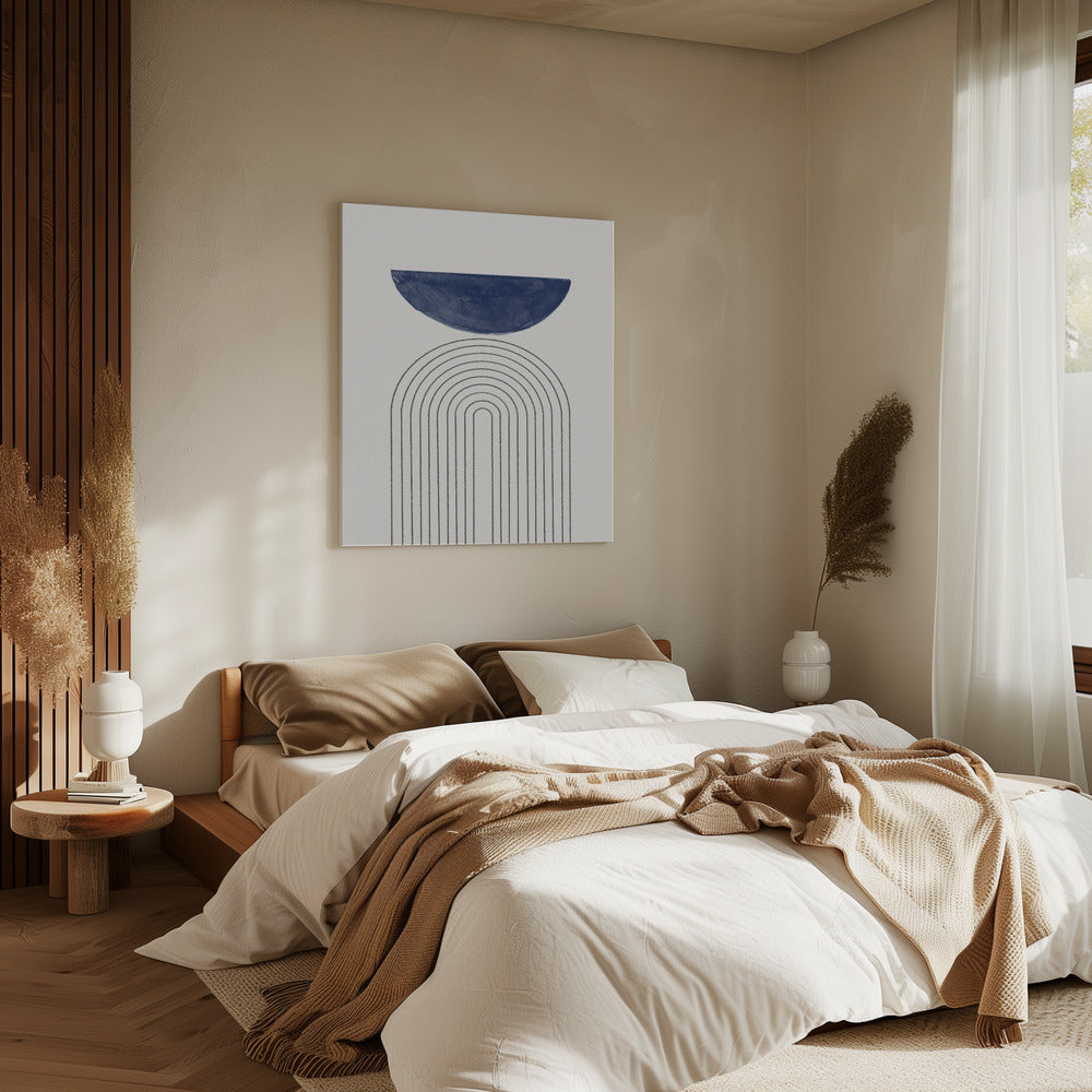 Gebogen sereniteit | Canvas