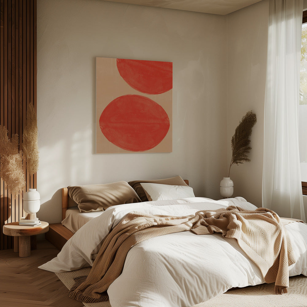Crimson Echoes | Canvas