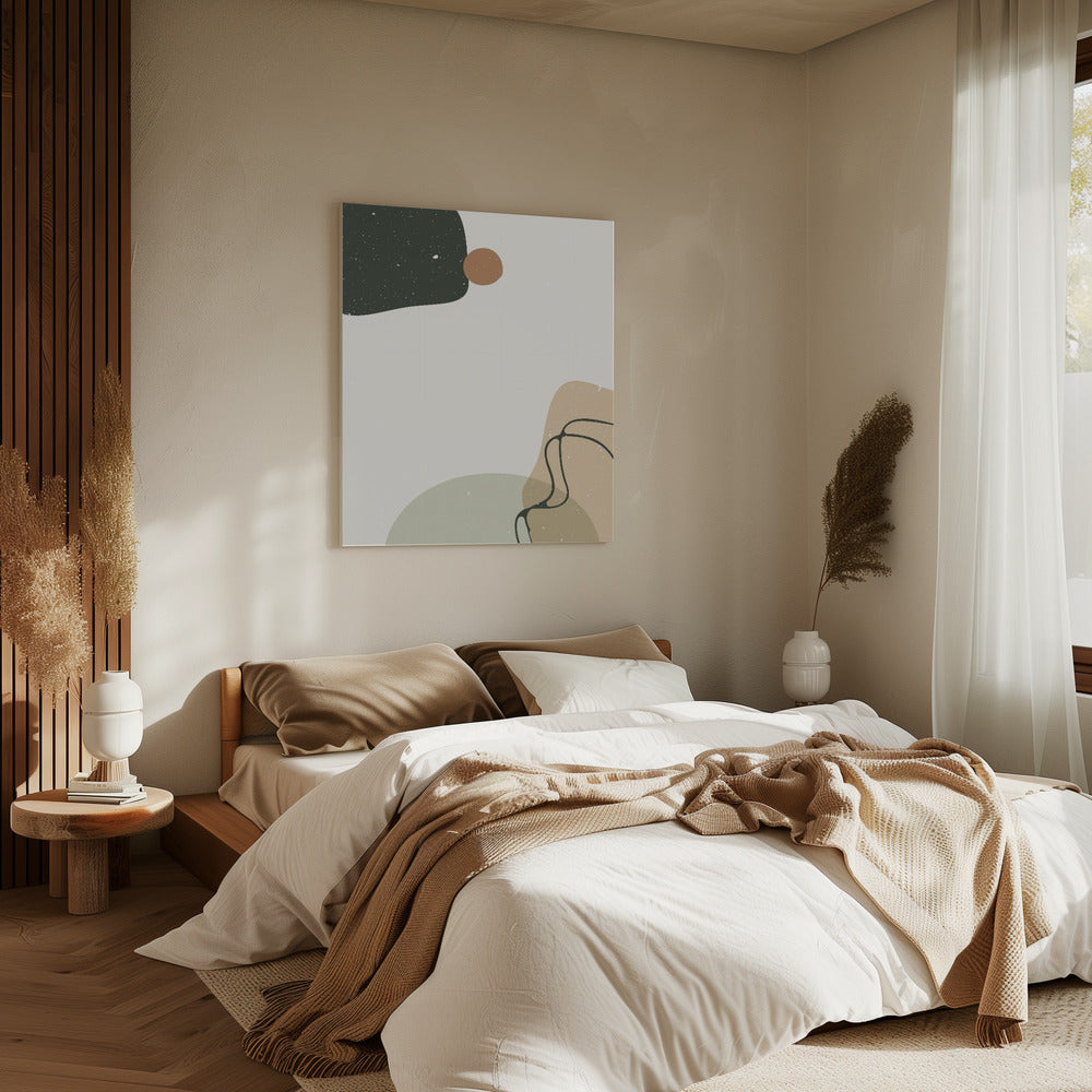 Abstracte compositie 8 | Canvas