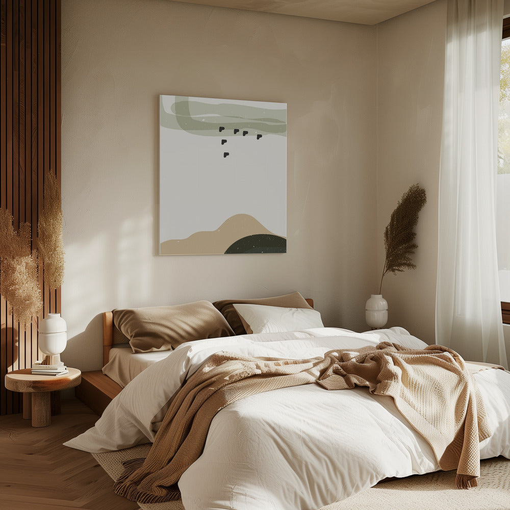 Abstracte compositie 9 | Canvas
