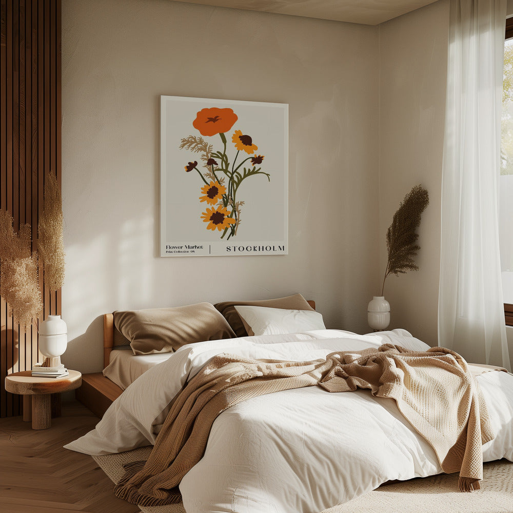 Bloemenmarkt. Stockholm | Canvas