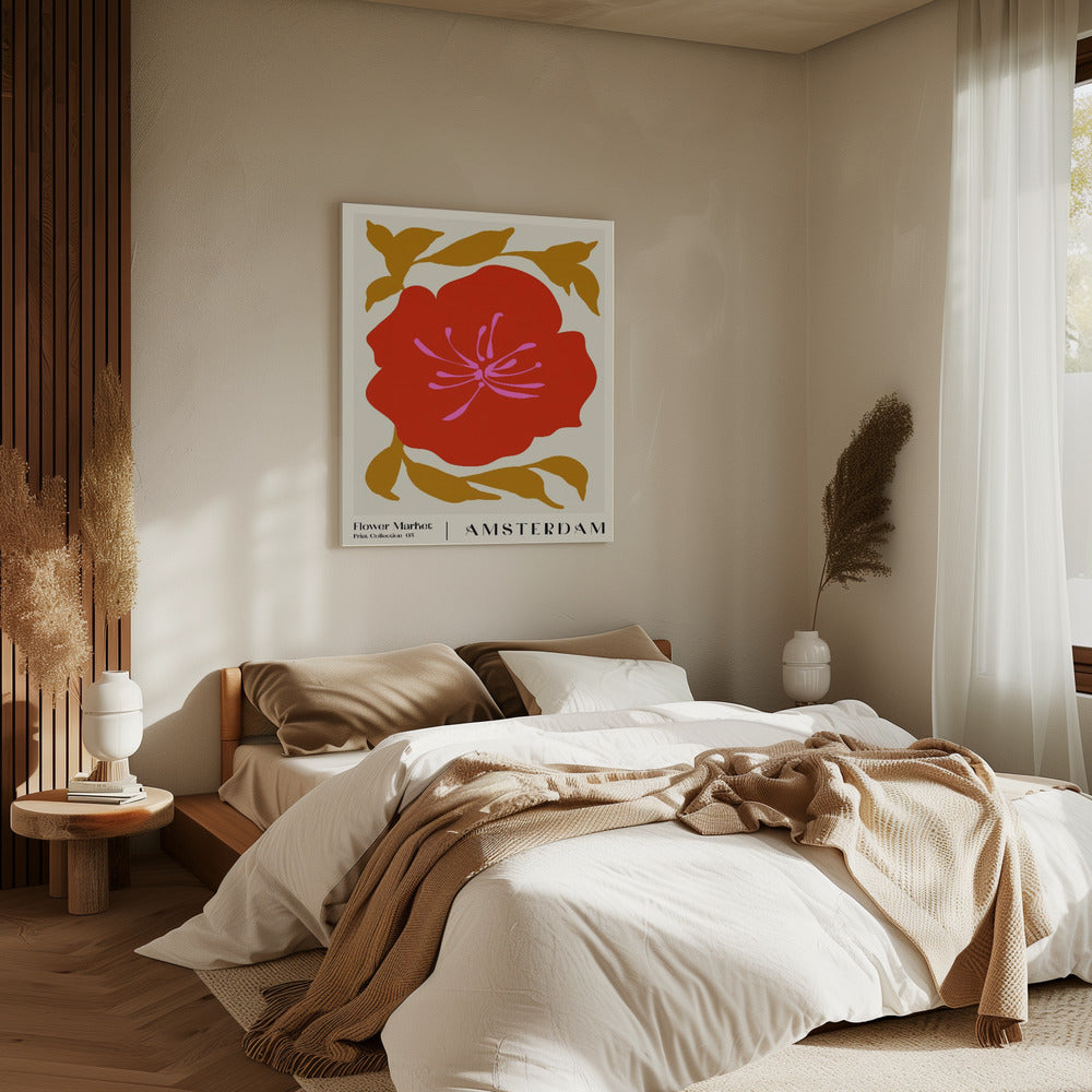 Bloemenmarkt. Amsterdam | Canvas