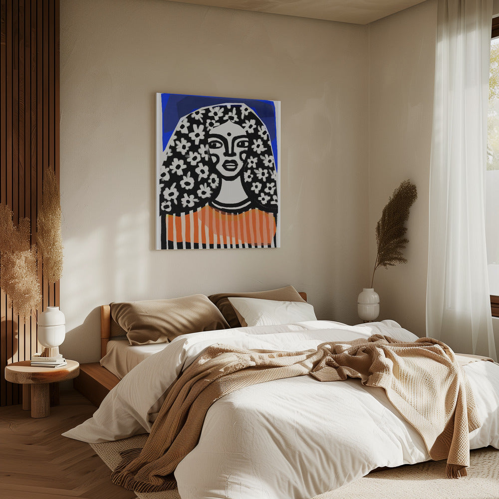 Bloemen Majesteit | Canvas