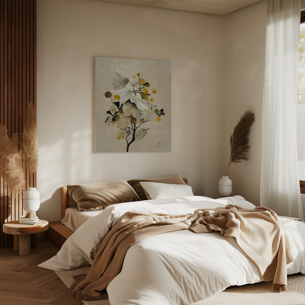 Grillige bloemen | Canvas