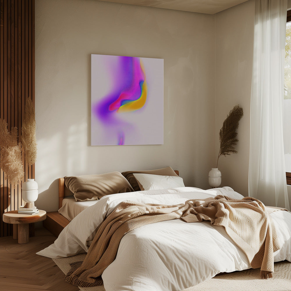 Neon Draaikolk | Canvas