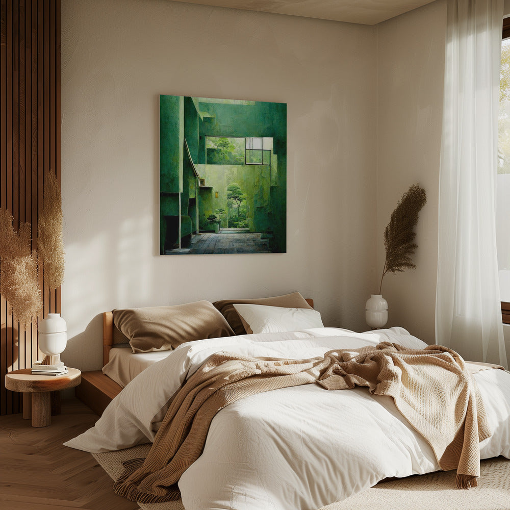 Smaragd Heiligdom | Canvas