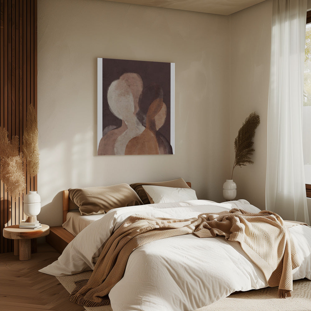 Gelaagde schaduwen | Canvas