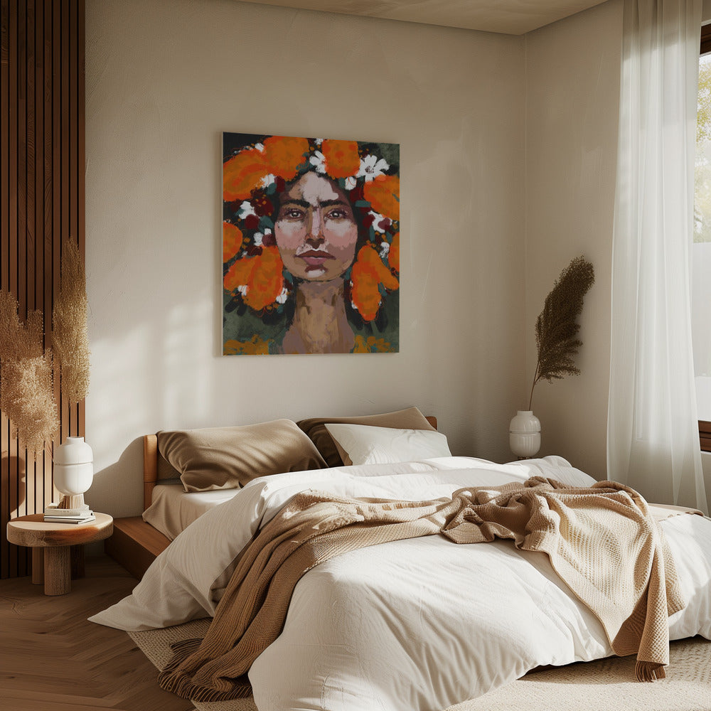 Levendige blik | Canvas