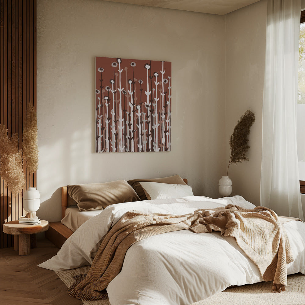 Grillige stengels | Canvas