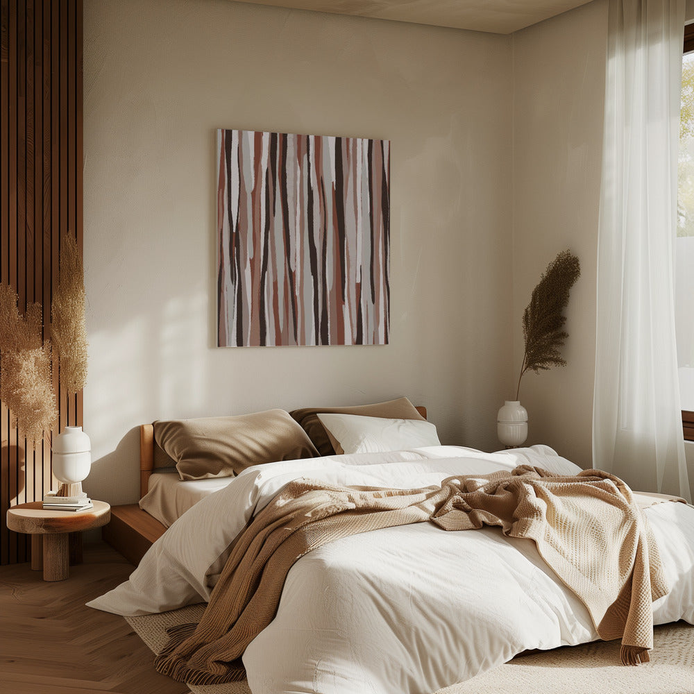 Verticale aardtinten | Canvas