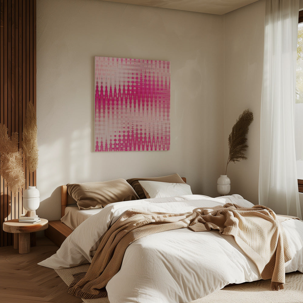 Echoes in roze | Canvas