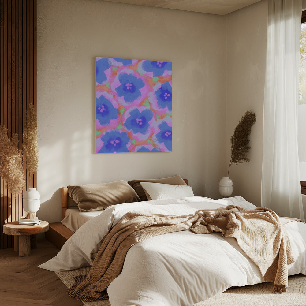 Levendige bloeiharmonie | Canvas