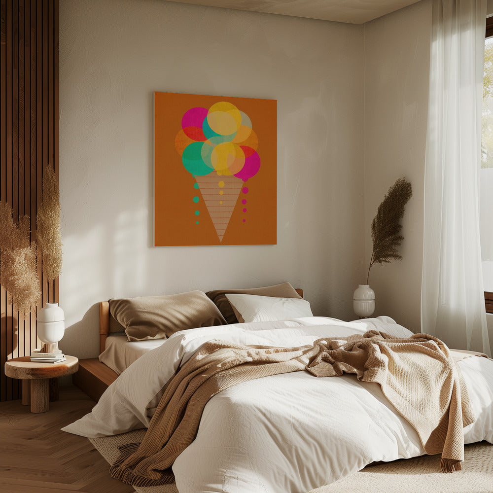 Regenboogkegel Delight | Canvas