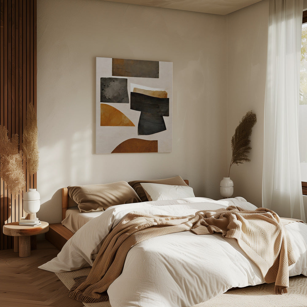 Roestige vormen | Canvas