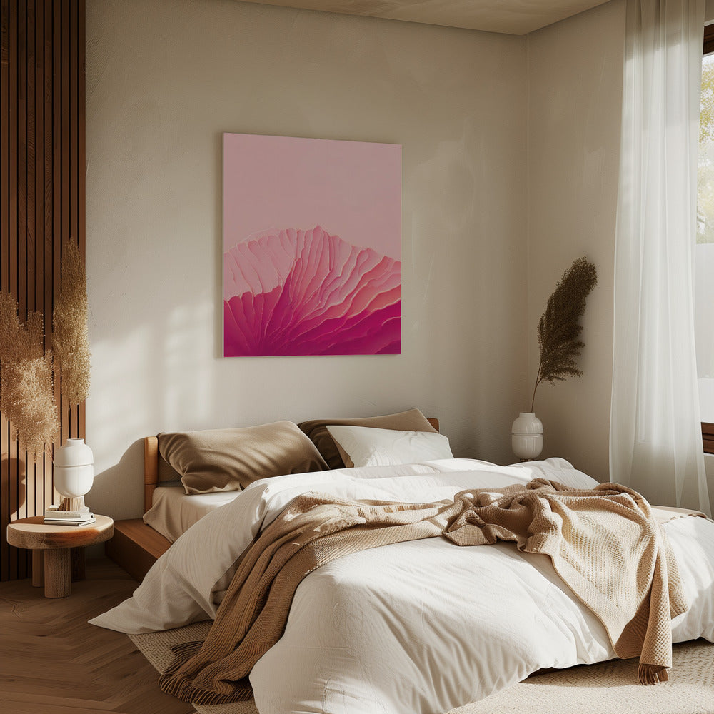 Bloemblaadjesgolven | Canvas