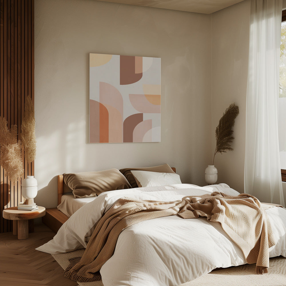 Retro Geometrisch | Canvas