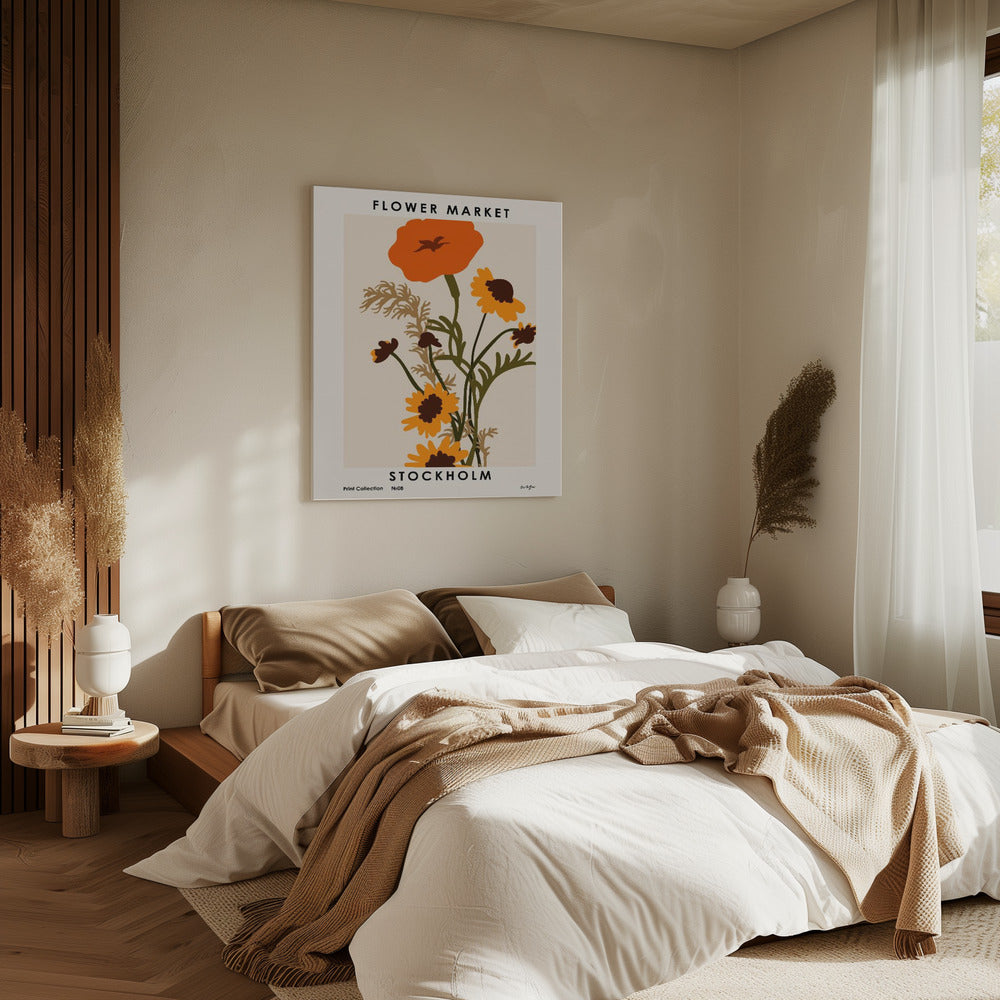 Bloemenmarkt. Stockholm | Canvas