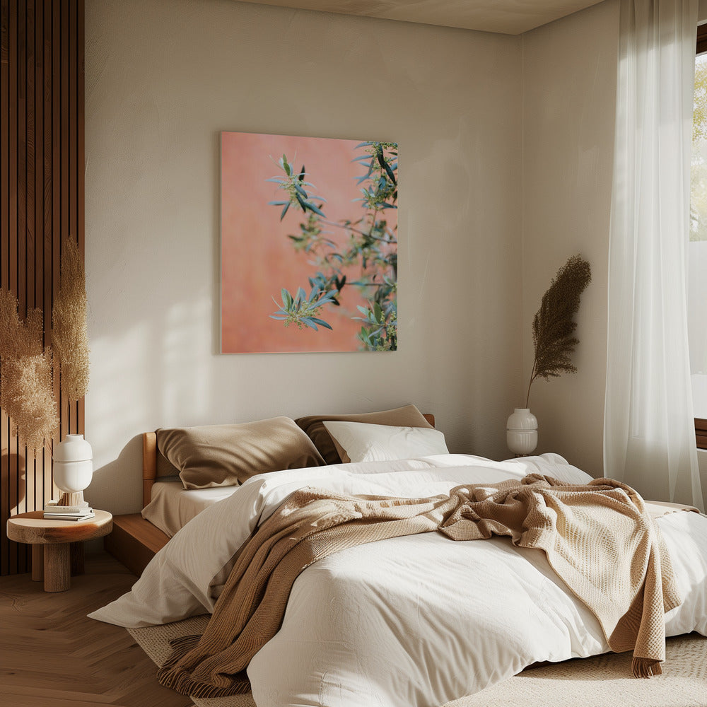 Groen en koraal | Canvas