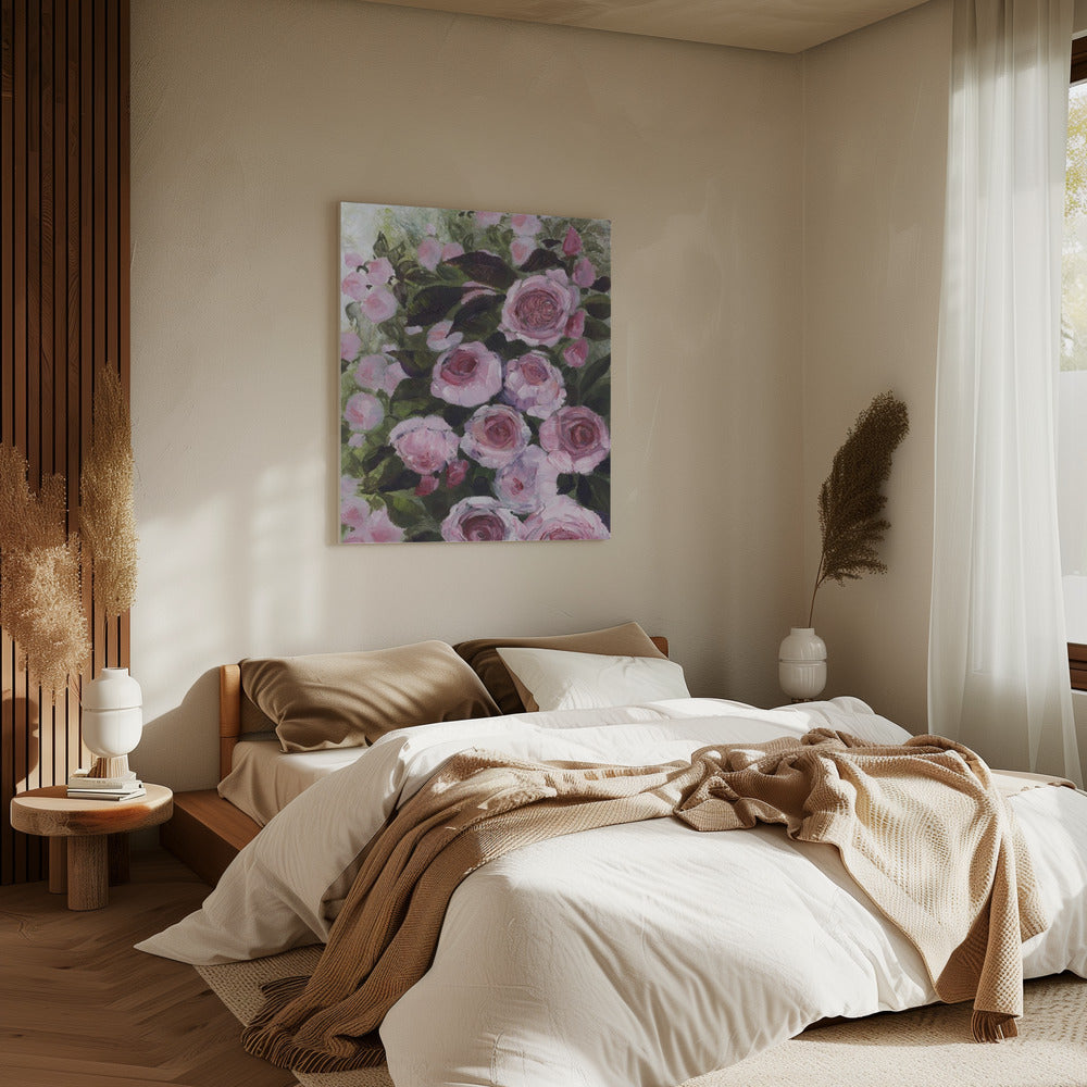 Aurorie schilderachtige rozen | Canvas