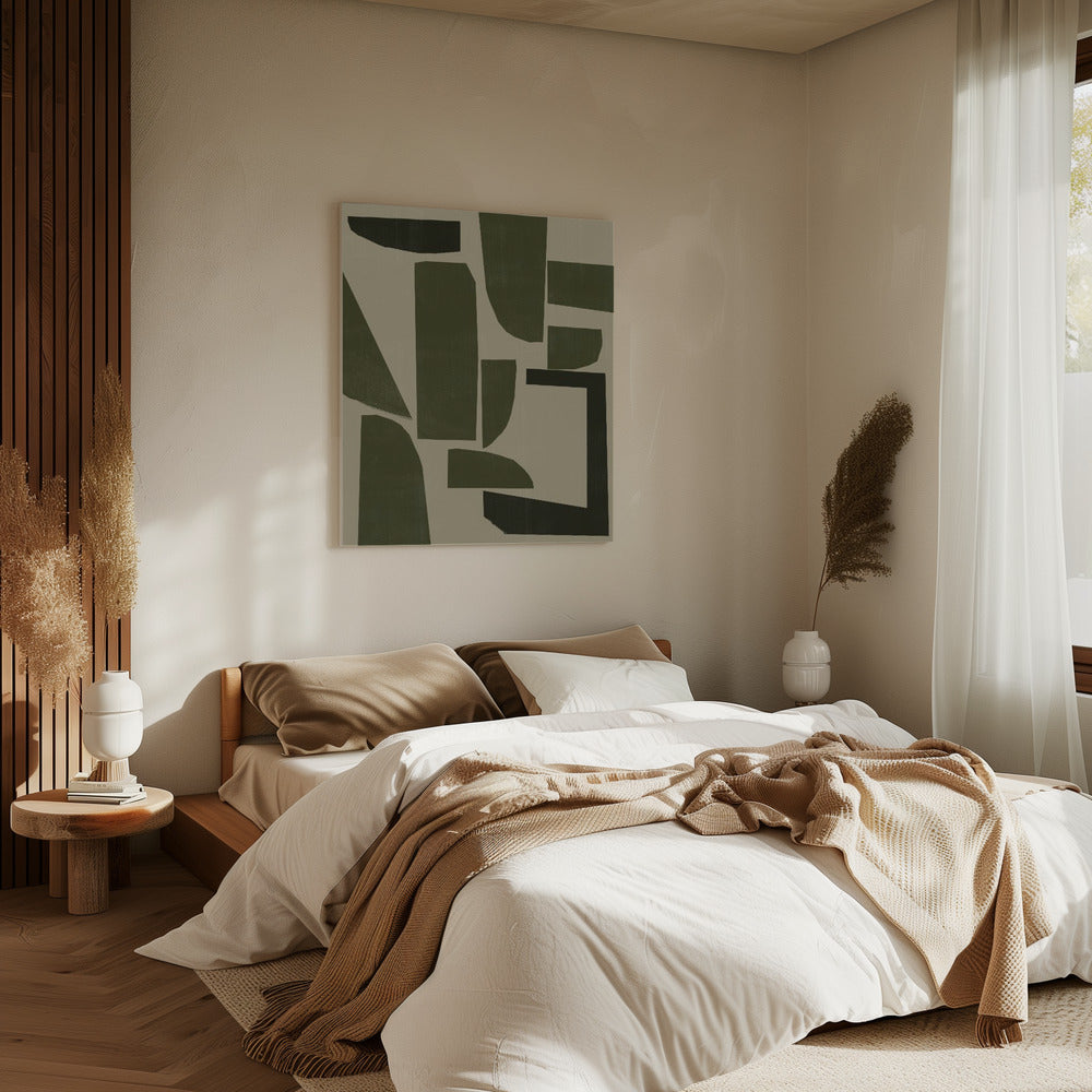 Abstracte Schaduwen | Canvas