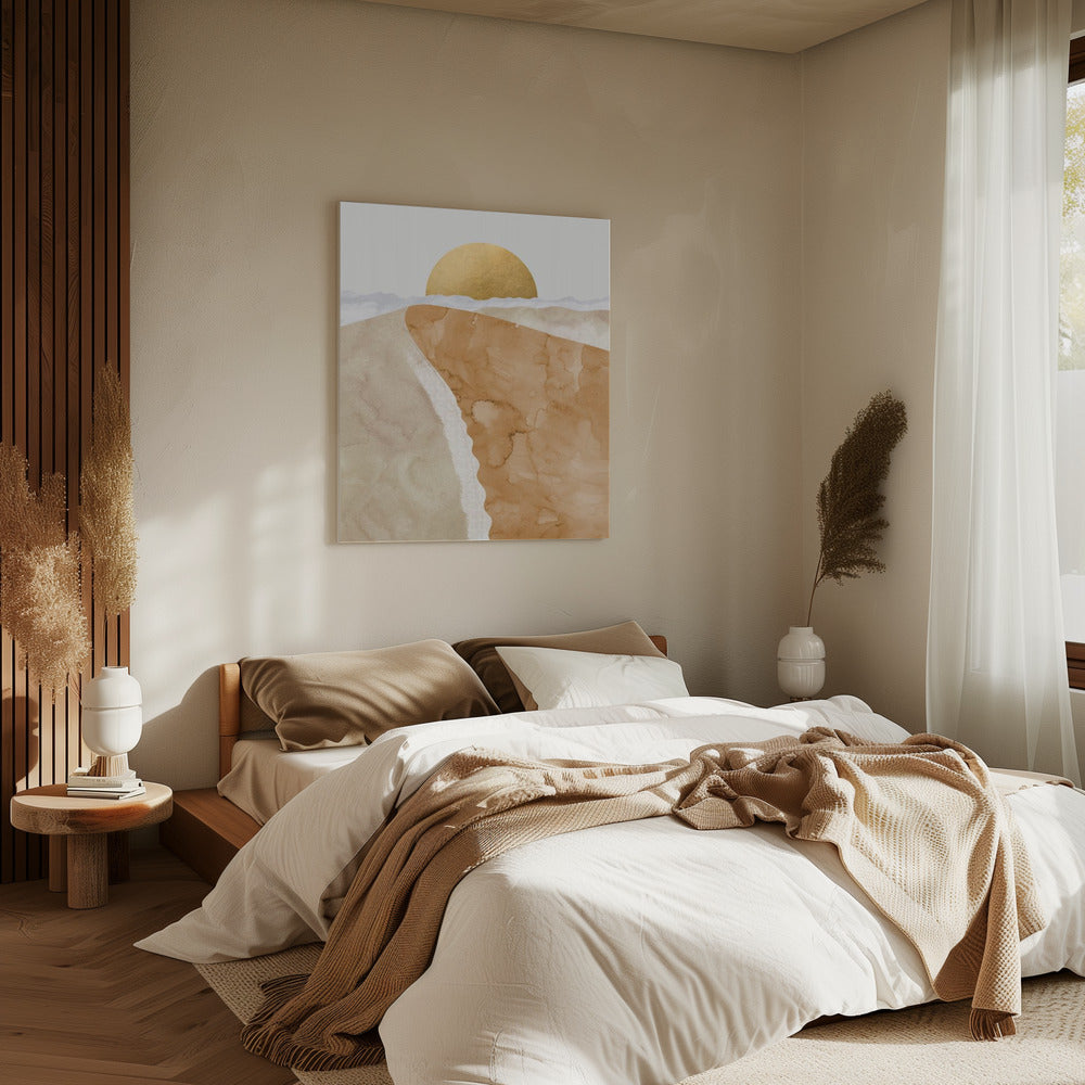 Gouden zandduin | Canvas