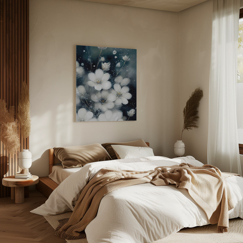 Fluisterende bloemen | Canvas