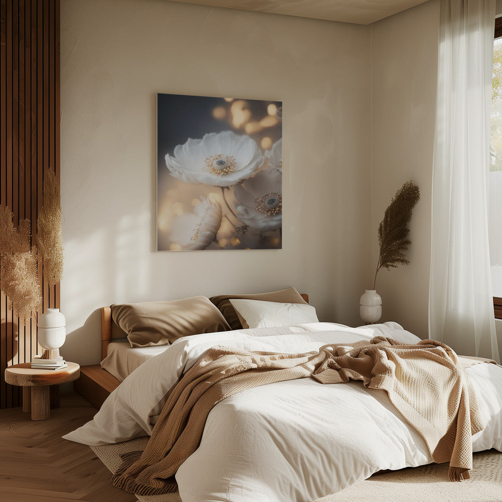 Bloemblaadjesstraling | Canvas